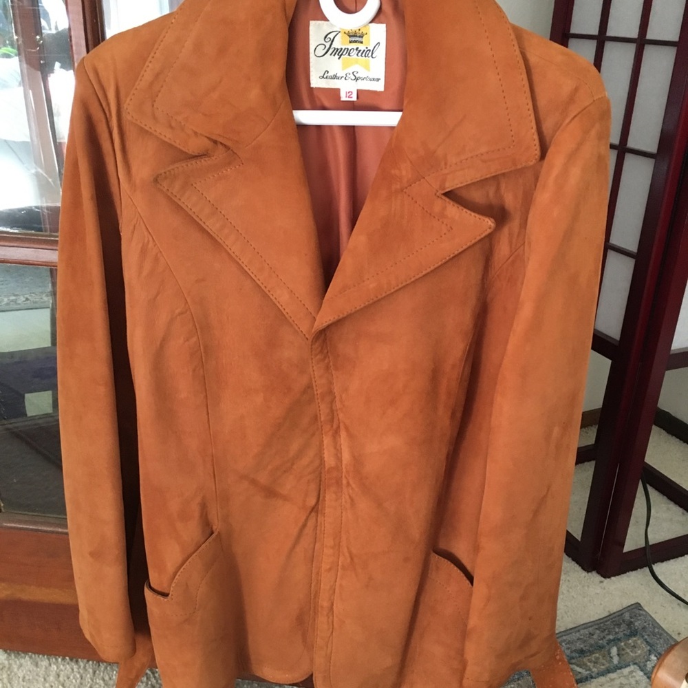 Imperial Leather and Sportswear Leather Jacket, size 12